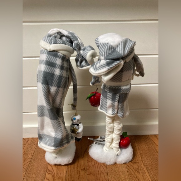 Christmas Mr. and Mrs. Gnome handcrafted size 20” tall